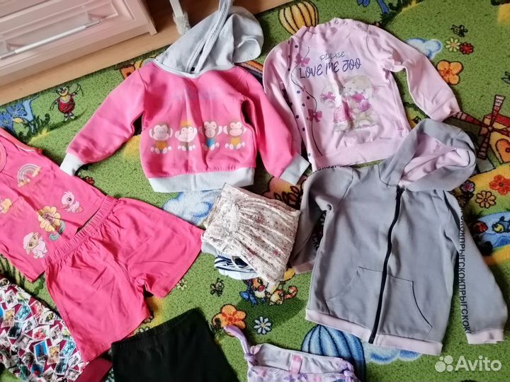 Одежда пакетом на девочку на 3-4г