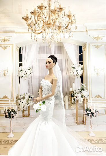 Poppy parker Belle Mariée аутфит