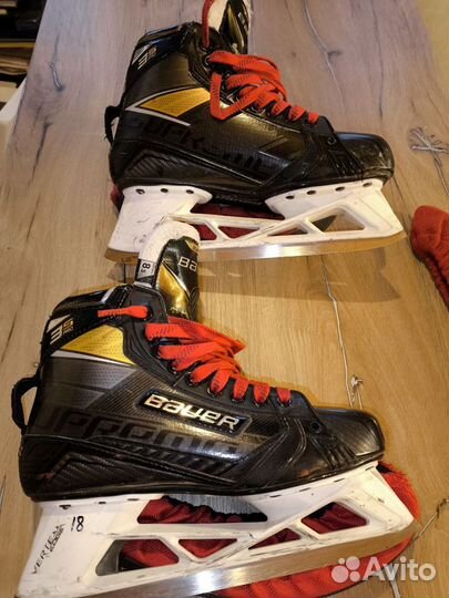 Вратарские коньки bauer 3S pro 8,5 D