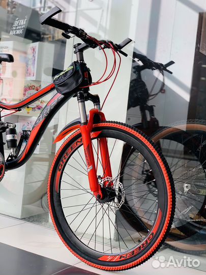 Велосипед на спицах двухподвес 26