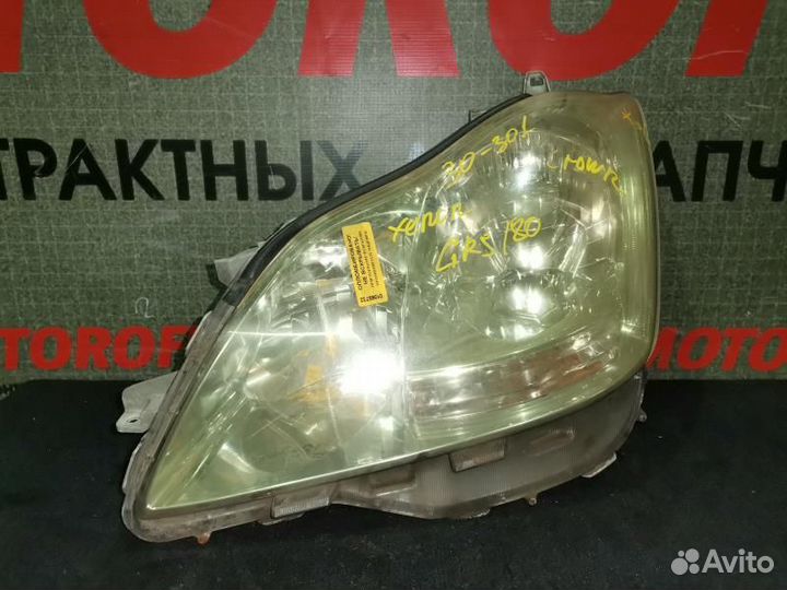 Фара левая Тойота Краун GRS182 30-301 ксенон А732
