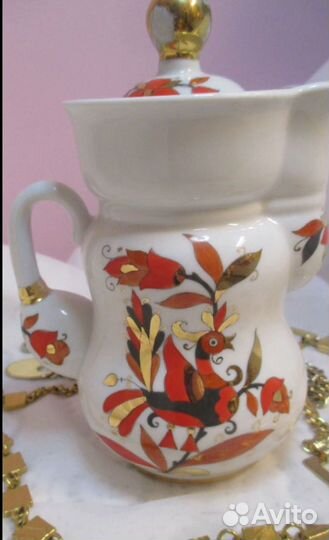 Молочник с крышкой Воробьевский лфз