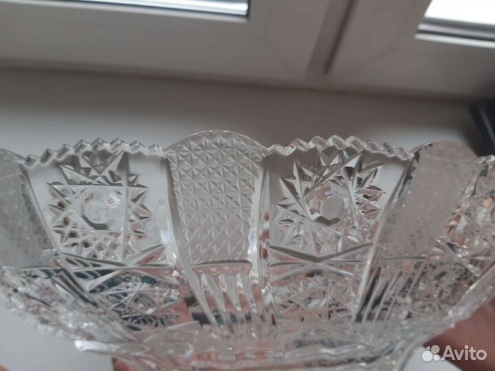 Ваза для фруктов богемия