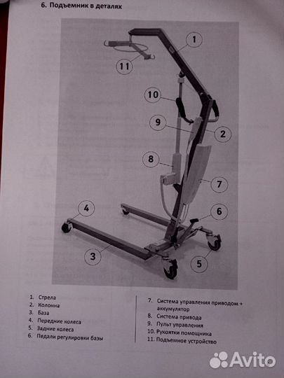 Подъемник электрический ребилитационный