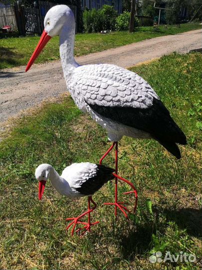 Аисты, фламинго,журавли для сада
