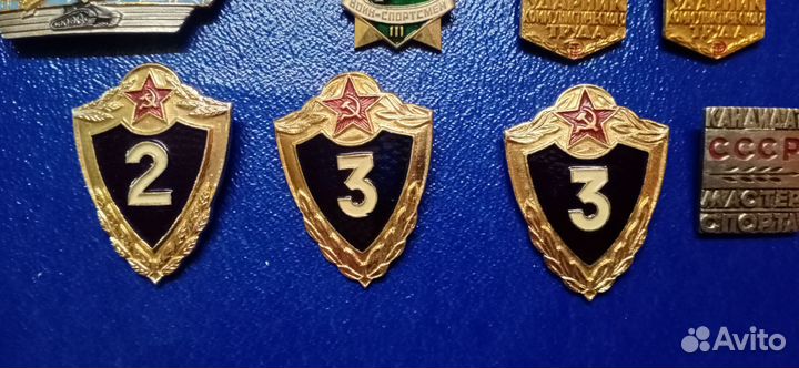 Значки СССР и РФ