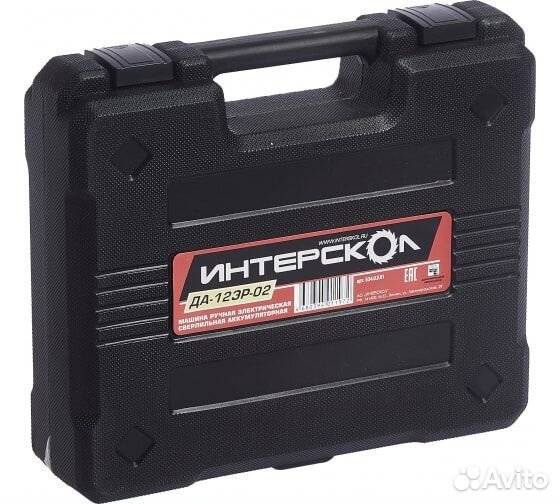 Шуруповерт интерскол да-123эр-02 комби 12V