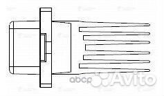 Резистор э/вент. отоп. для а/м Hyundai Solaris