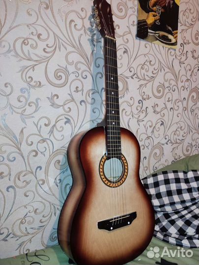 Классическая гитара с чехлом