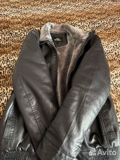 Куртка кожанная демисезон мужская новая 50 размер