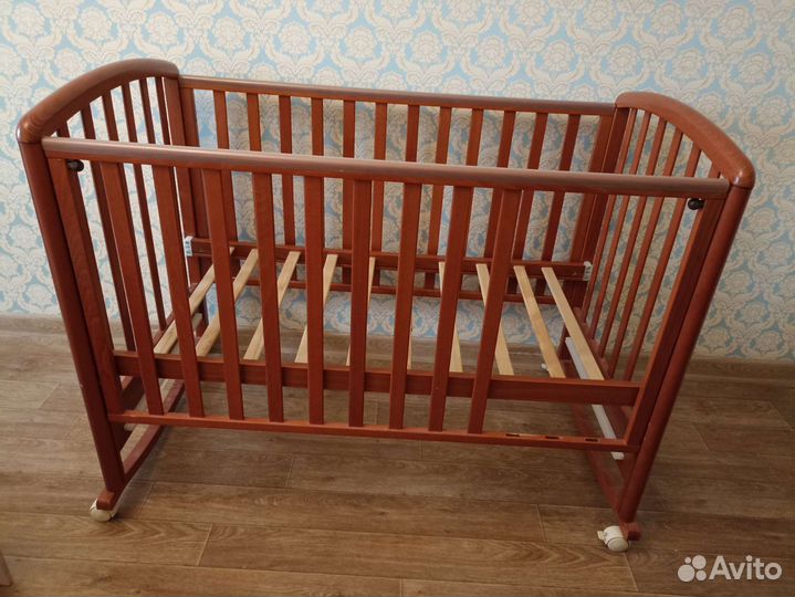 Детская кроватка с матрасом Plitex 120*60