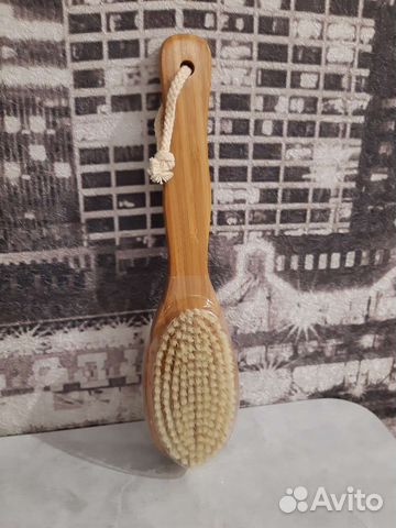 Щётка массажная, массажер, мочалка массажная