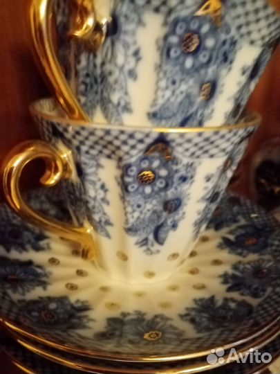 Чашка с блюдцем лфз СССР