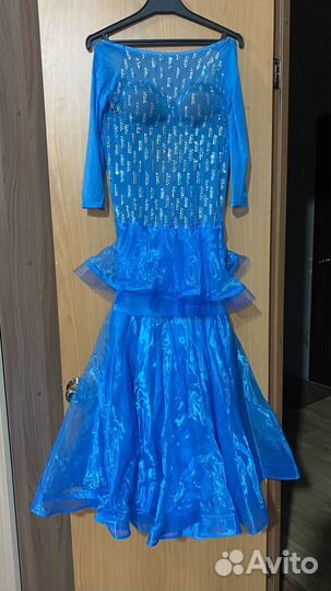 Платье для бальных танцев стандарт размер xs