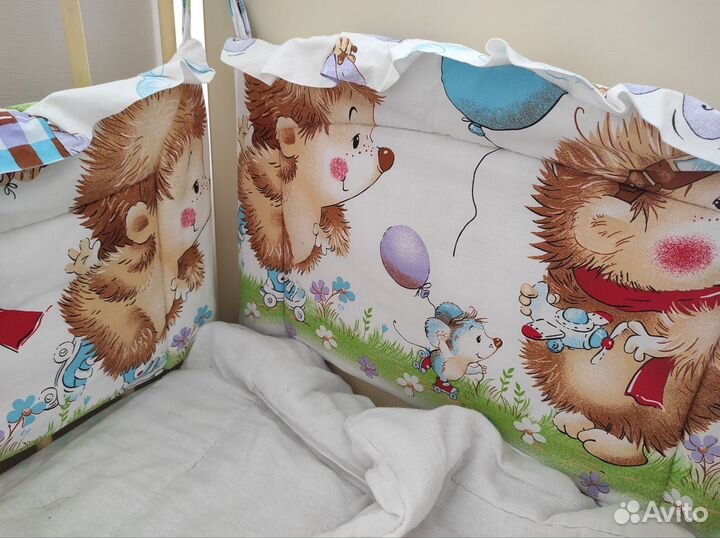 Детская кроватка трансформер с маятником