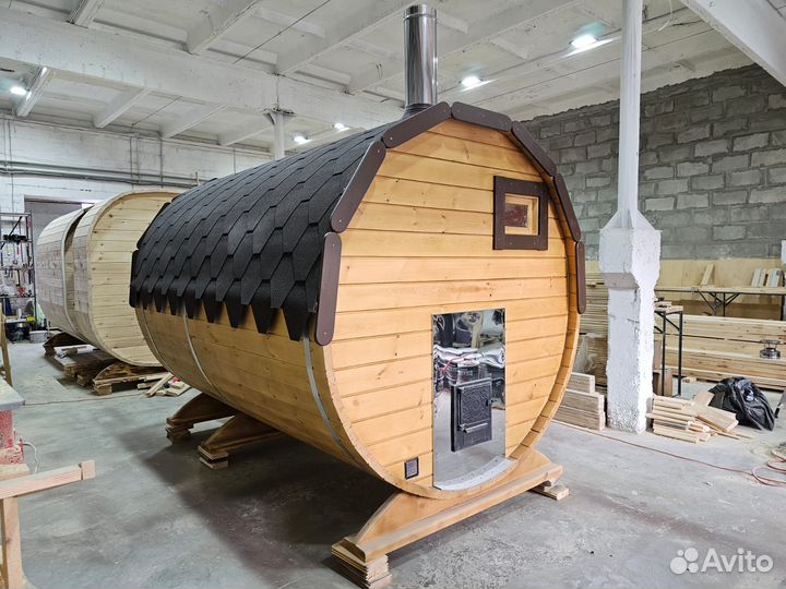Баня бочка под ключ