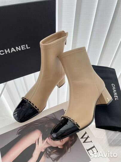Ботильоны на каблуке Chanel Premium 36-41