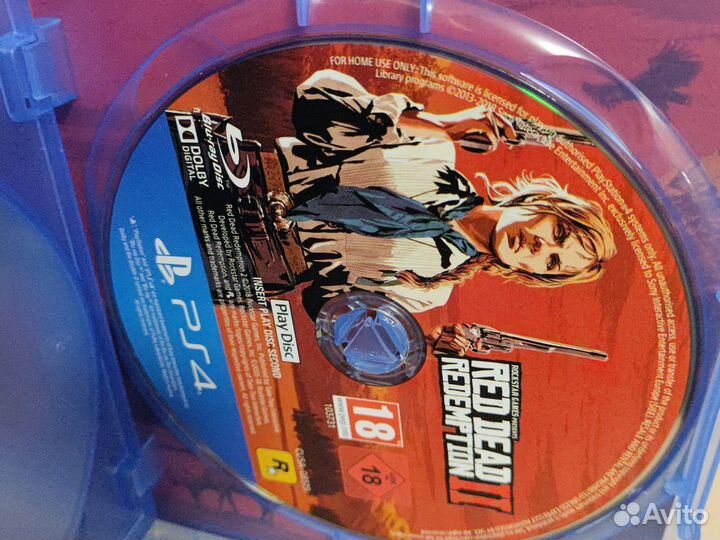 Red Dead Redemption 2 ps4 2 диска