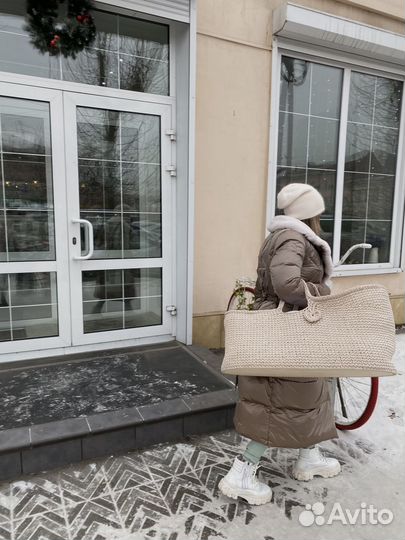 Вязаная Люлька сумка переноска для малышей