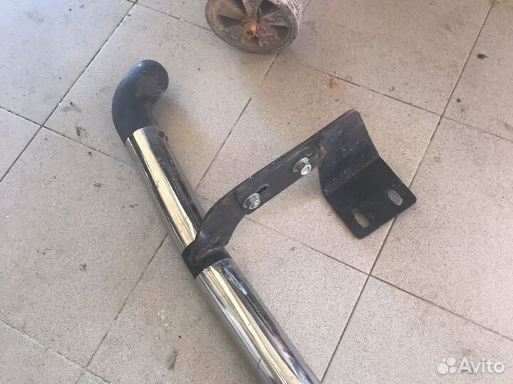 Защита заднего бампера