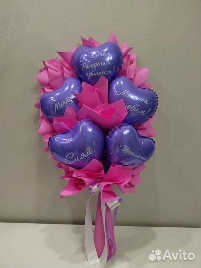 Букет цветов из воздушных шаров