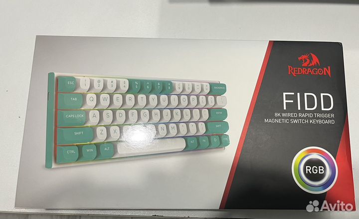 Магнитная клавиатура redragon fidd