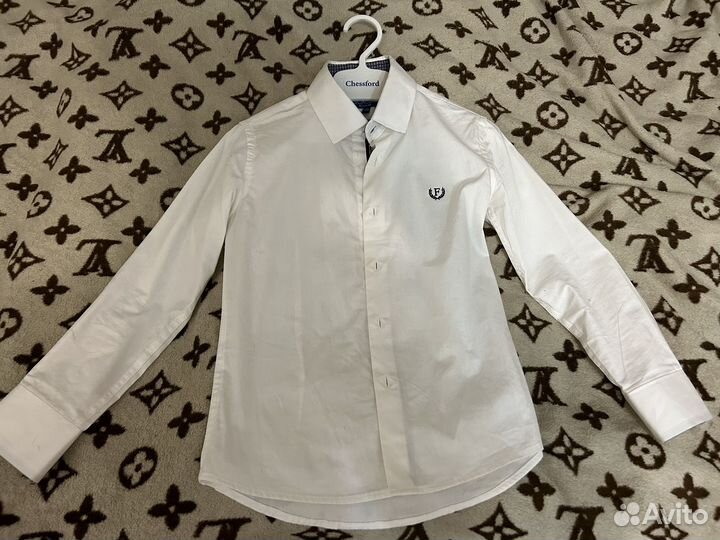 Рубашка для мальчика 128 школьная