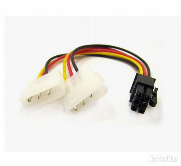 Переходники для видеокарты molex, 6 pin, 8 pin