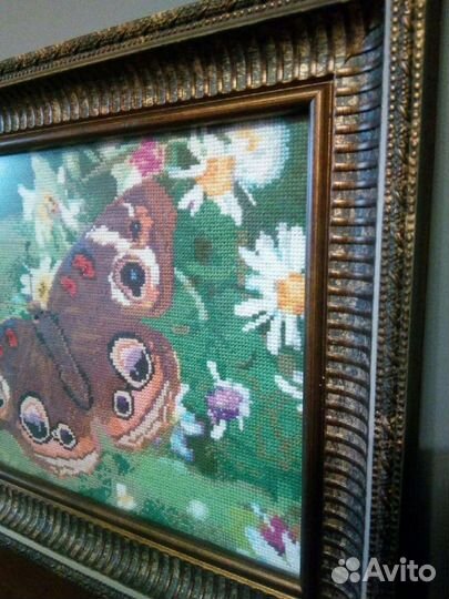 Картина вышивка