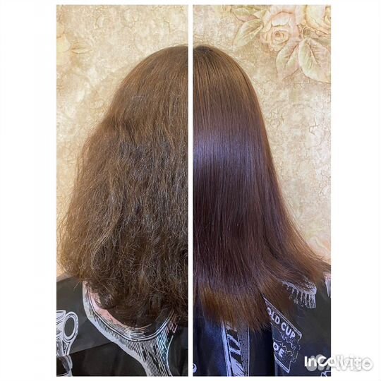 Кератиновое выпрямление