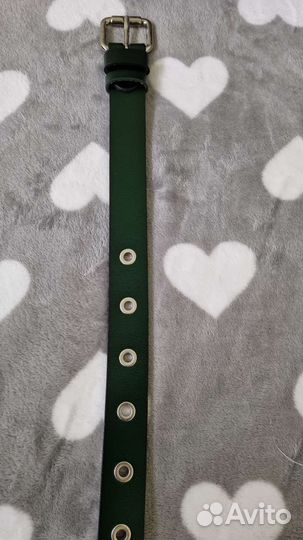 Ремень женский зеленый