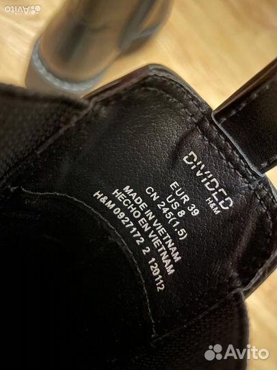 Новые ботинки челки H&M Divided