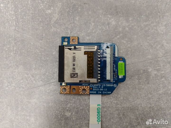 Плата картридера Packard Bell PEW96 NEW LS-5898P