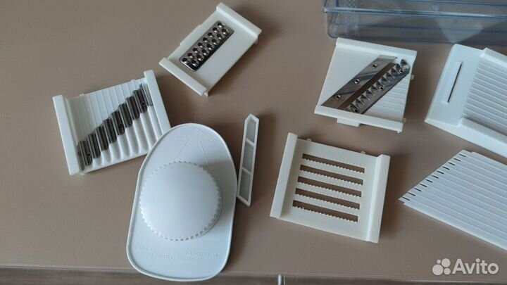 Овощерезка, терка ручная с контейнером, слайсер