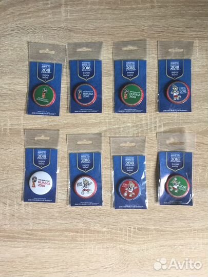 Значки чемпионат мира по футболу 2018 г. фифа расп