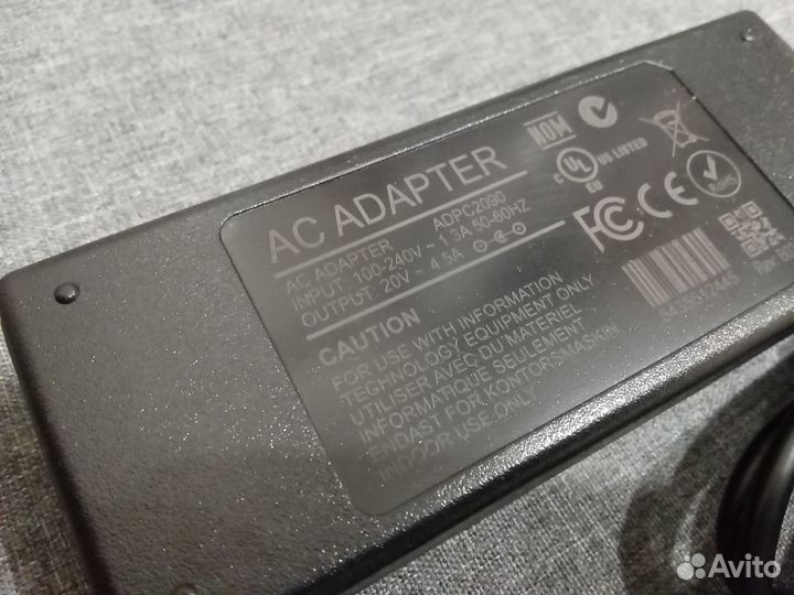 Блок питания для монитора AOC C27G2ZU (20V 4.5A)