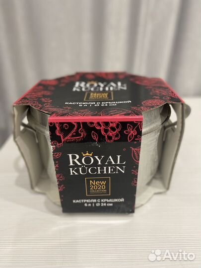 Кастрюля 6 л Royal Kuchen