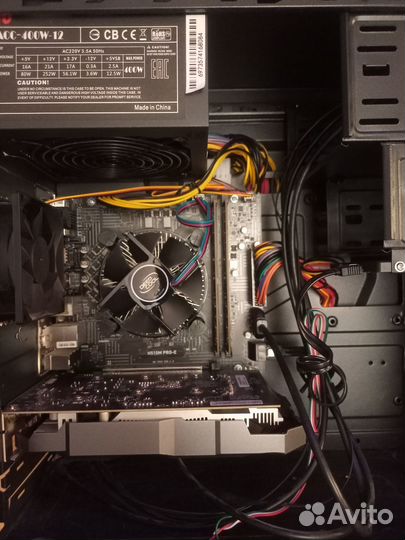 Игровой на Intel core i3 10105+1050 ti 4 gb+8gb