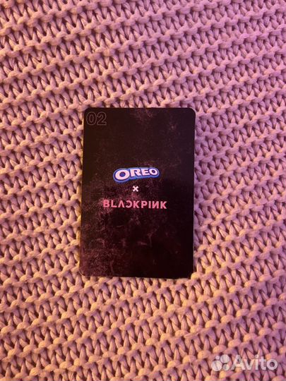 Оригинальная карточка Oreo и Blak Pink (Jennie)