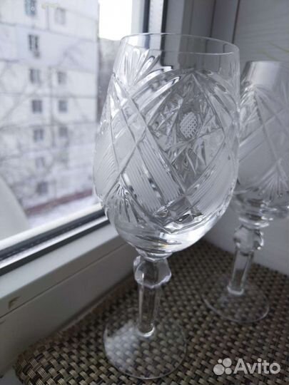 Хрустальные фужеры СССР