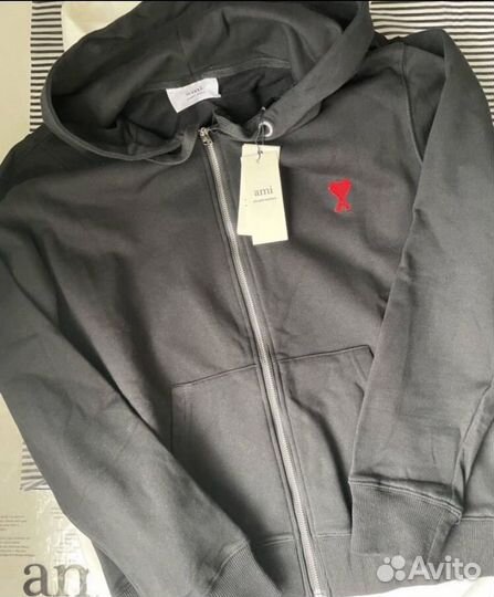 Zip hoodie Ami paris