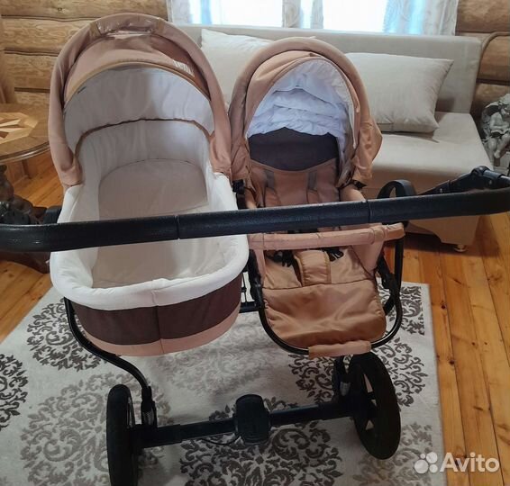 Коляска для погодок двойни