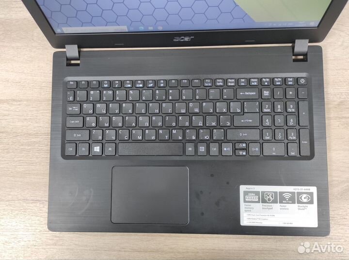 Ноутбук Acer/A6-9220e/SSD 128/озу 4Gb