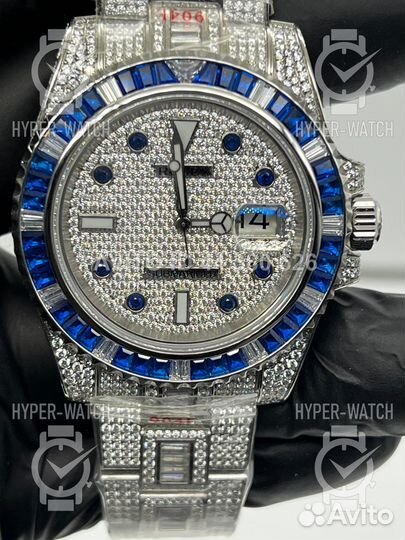 Часы Rolex Submariner 40mm Diamond Blue Steel