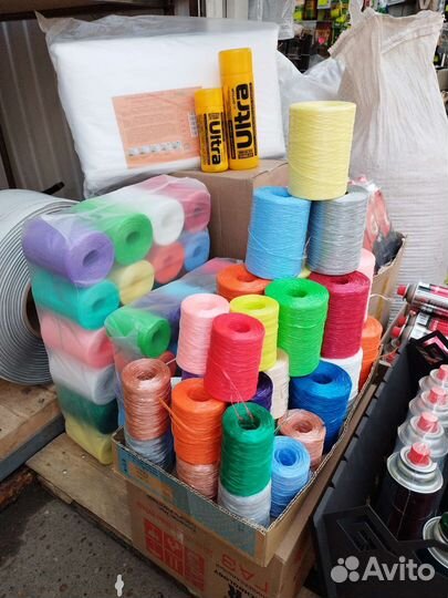 Нитки для вязания мочалок