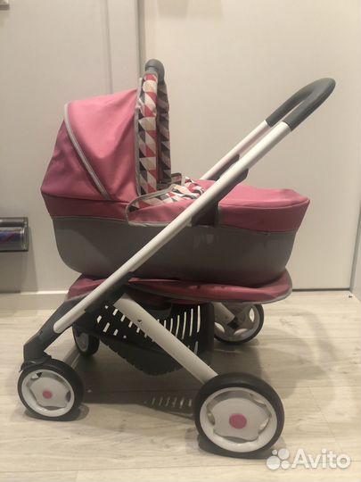 Коляска для кукол 3 в 1 + набор одежды