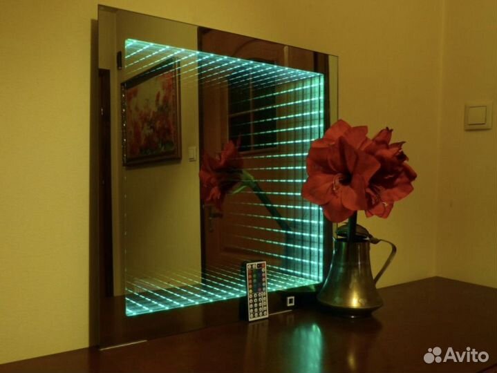 Зеркало 3д с подсветкой