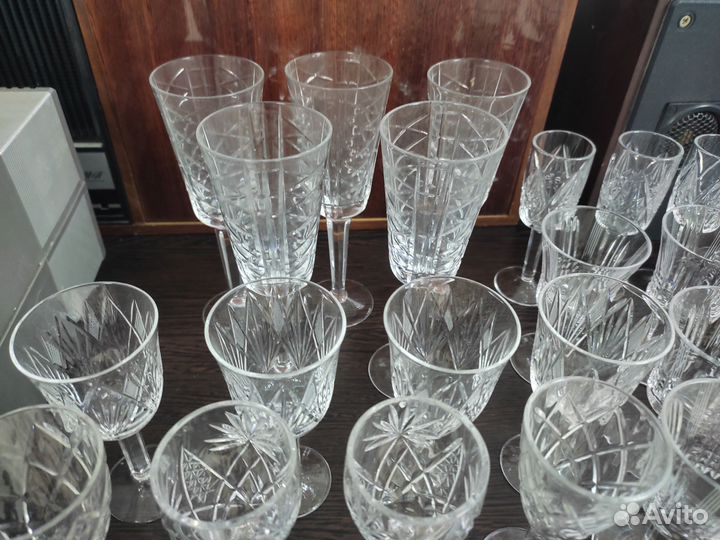 Фужеры хрустальные СССР