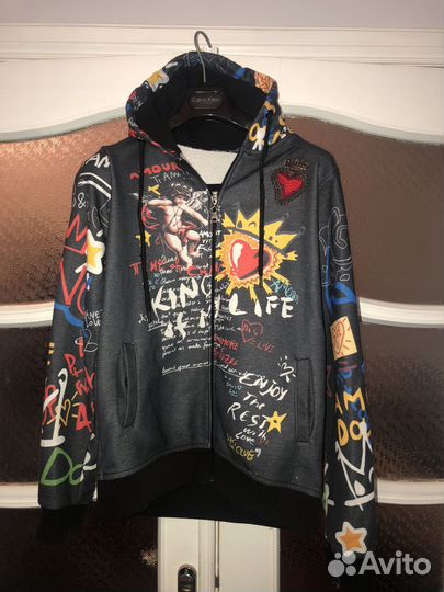 Dolce gabbana зип худи 48/М италия