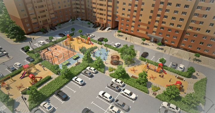 3-к. квартира, 65,1 м², 13/16 эт.